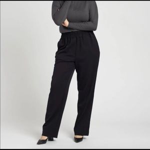 NWT Universal Standard Eden Twill Pants Black